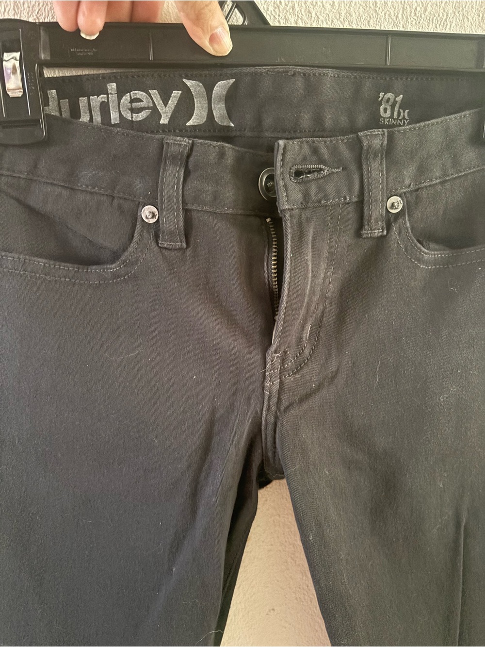 Hurley charcoal gray beautiful color 81 Skinny stretch Jeans